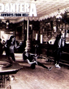 Pantera - Cowboys from Hell (1990) 
Този пример е малко по-странен, защото тук експериментът е излязъл успешен. В началото на кариерата си, Pantera са една от групите жертви на 80-тарската представа за метъл, включващ необходимия дразнителен синтезатор, пресилената епика и нелепите прически. По това време момчетата не правят музика, която може да бъде взета насериозно от възрастен човек. Първите три албума на Pantera - Metal Magic, Projects in the Jungle и I Am the Night, попълват шкафовете с музика, която се слуша по веднъж и до половината. Едва ли обаче, старите фенове на групата, колкото и да са били те, са очаквали каква касапница ще настане, когато новият вокалист - Фил Анселмо, взема нещата в свои ръце през 1988 г. с албума Power Metal. С Анселмо, Pantera тотално променят звученето в полза на агресията. Голямата промяна идва с култовия Cowboys frоm Hell през 1990 година, с който окончателно става ясно, че старата Pantera е станала жертва на някакъв окултен ритуал и е изпратена в страната на банди с имена като Shotgun Messiah, Slave Rider и Bad4Good.